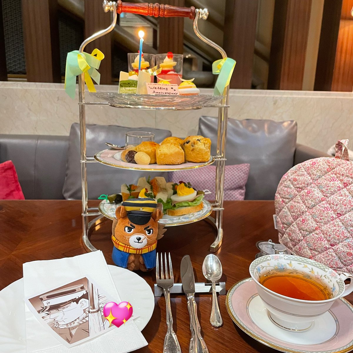 結婚記念日ヌン活💍🤍
早速ブロマ大活躍🥺