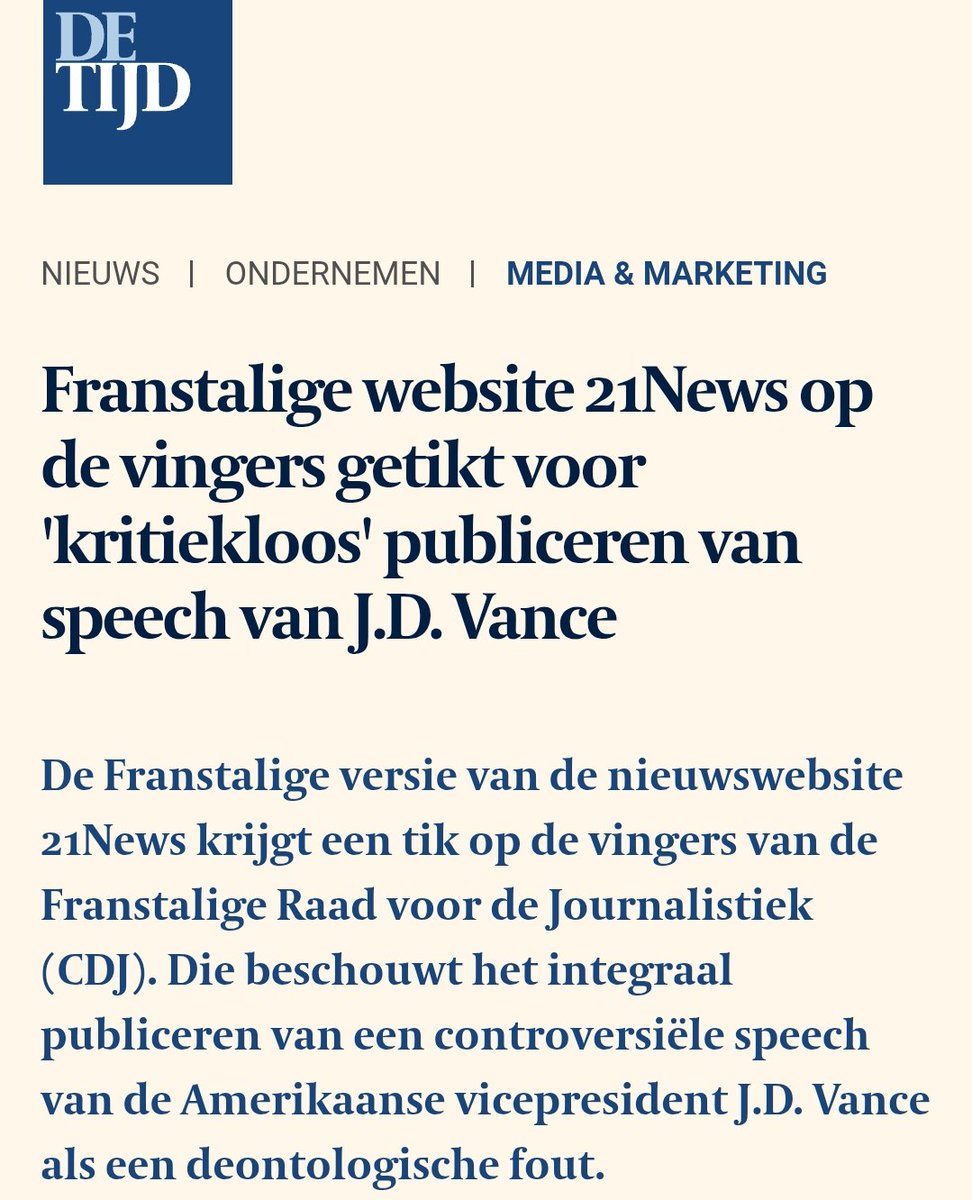 Bart De Meulenaer tweet media