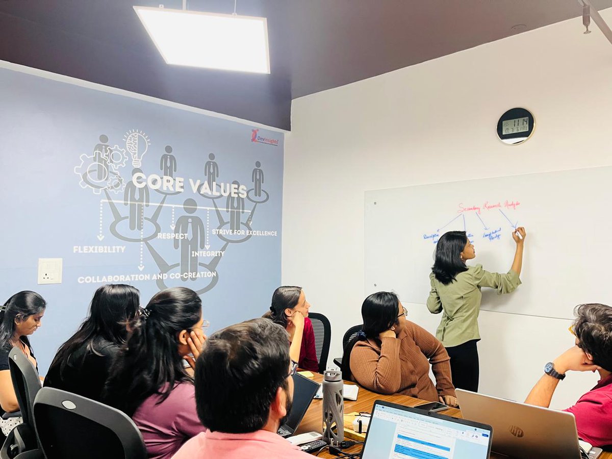 DevInsights1's tweet photo. Insightful session on Secondary Research Analysis conducted by Nairita Das. 

Grateful for the valuable insights on leveraging research for informed decision-making.

#SecondaryResearch #KnowledgeSharing #LearningAtWork #ResearchSkills https://t.co/0UwZU1AY1Y