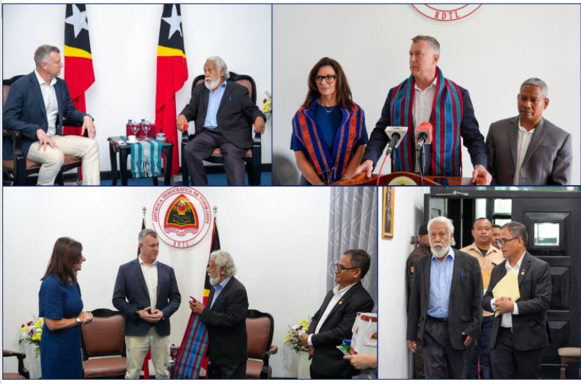 finder_energy's tweet photo. Meeting with His Excellency Prime Minister Xanana Gusmão at Palácio do Governo, Dili — 5 March 2026

Finder Energy Chairman Bronwyn Barnes , CEO Damon Neaves , Country Manager Luis Pereira and Office Manager Josefina Mendes were honoured to meet with His Excellency Prime Minister Xanana Gusmão to discuss the status of the Kuda Tasi and Jahal Development Project.

The Prime Minister expressed his strong support for the project and acknowledged the rapid progress being made.

The KTJ Project is attracting attention at the highest levels of government, highlighting its importance for the future of Timor-Leste’s energy sector.

https://t.co/oepG0WAOGw

$FDR #KudaTasiJahal #TimorLeste #Oil #Energy