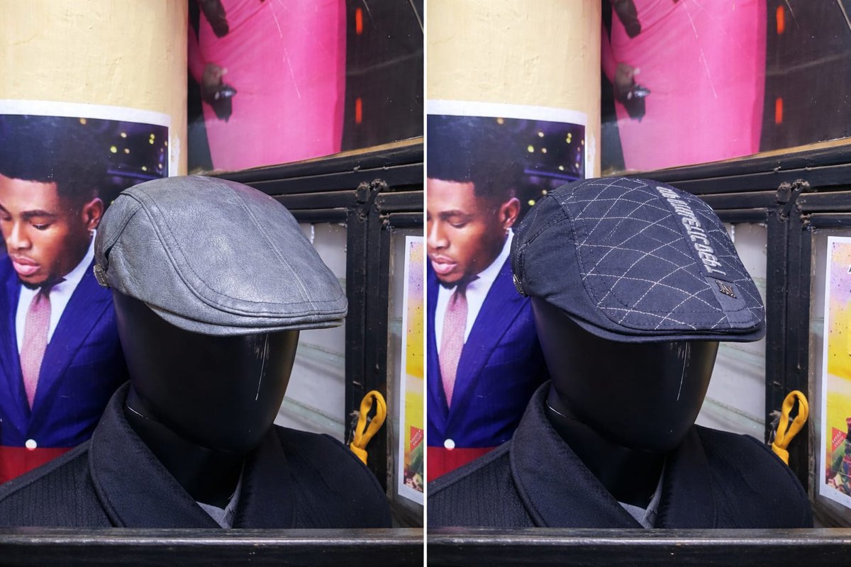 FashionsLol's tweet image. Flat‑Cap Round pinstripe navy to denim‑wash, tan corduroy checked graphics &amp;amp; quilted navy — a cap for every Nairobi mood Low‑profile brims, bold details easy pairings with coats &amp;amp; knits 

📍 Shop B9 &amp;amp; E9  
📞 0723 406742  

#FlatCap #CapCollection #LOLFashions #NairobiMenswear