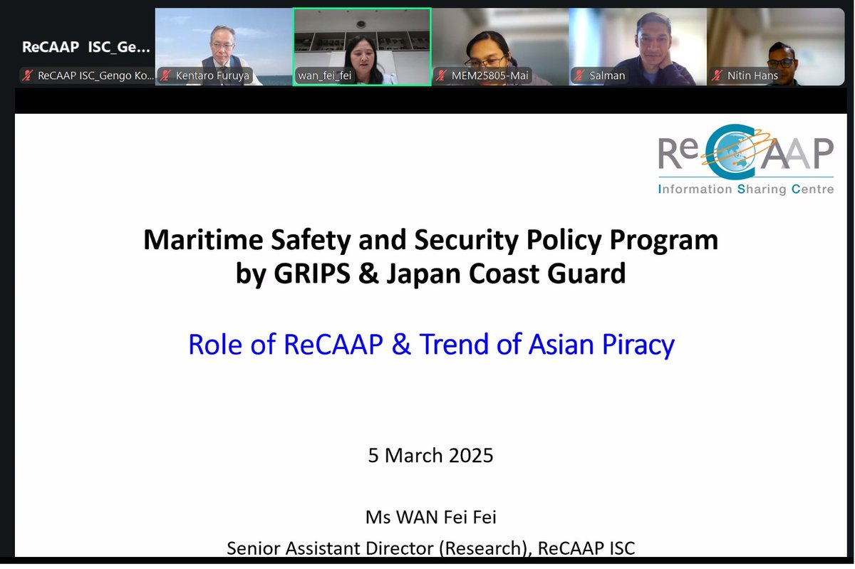 ReCAAP ISC tweet media