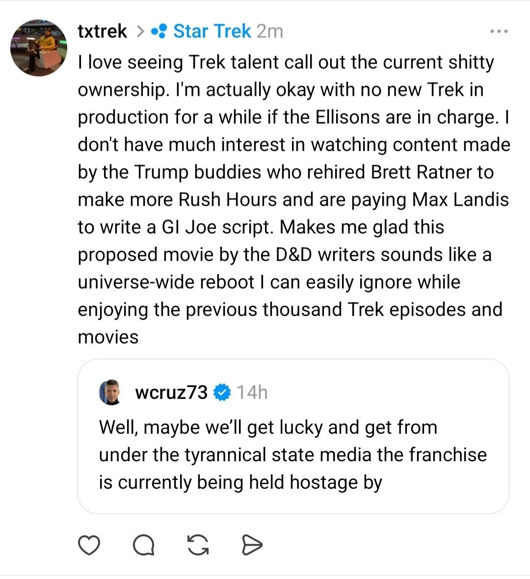 Tex-Trek Host(S.W.Fatheree) Follow on Bluesky!!! tweet media