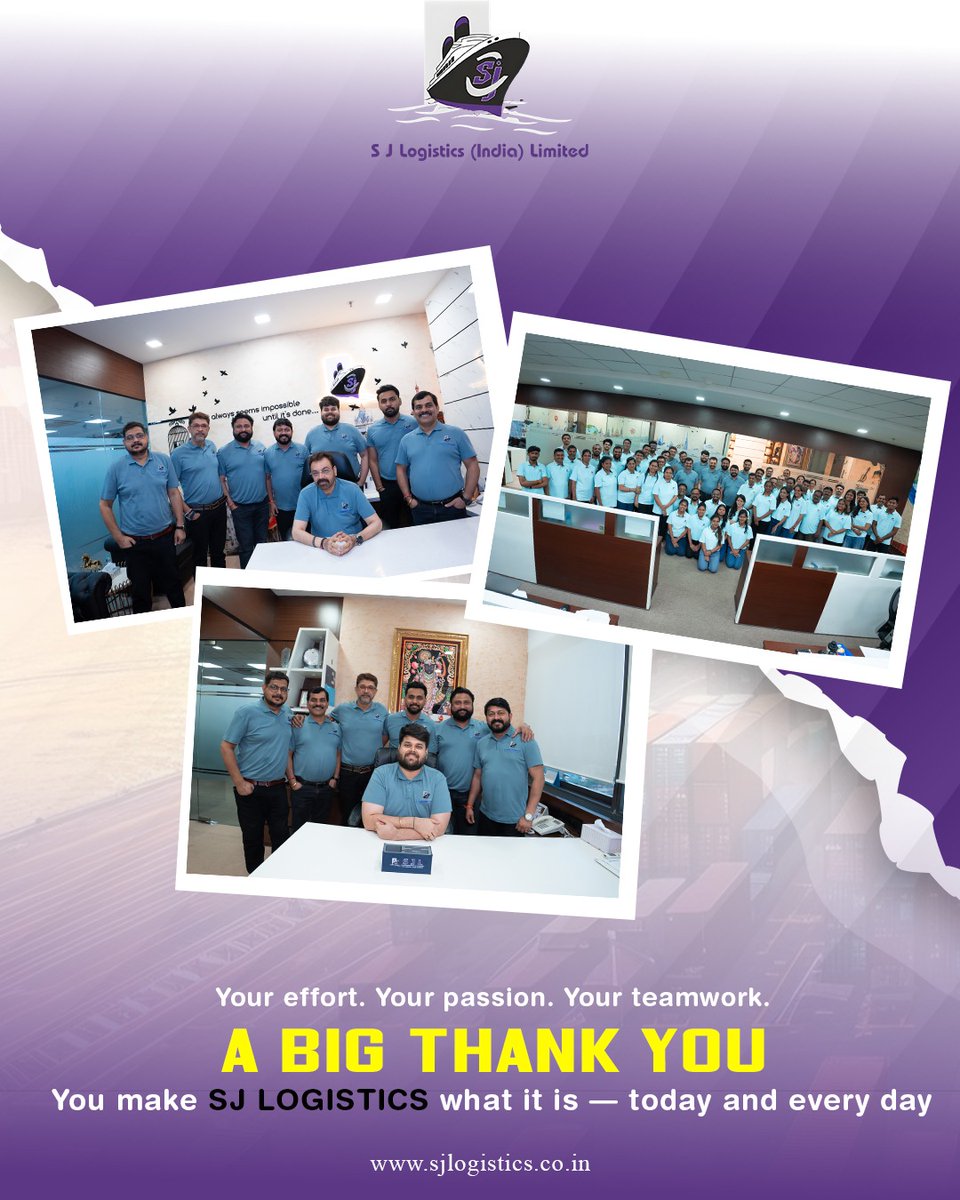 Happy Employee Appreciation Day.
We truly appreciate you.
#EmployeeAppreciationDay #Employee #Team #Logistics #SJLogistics