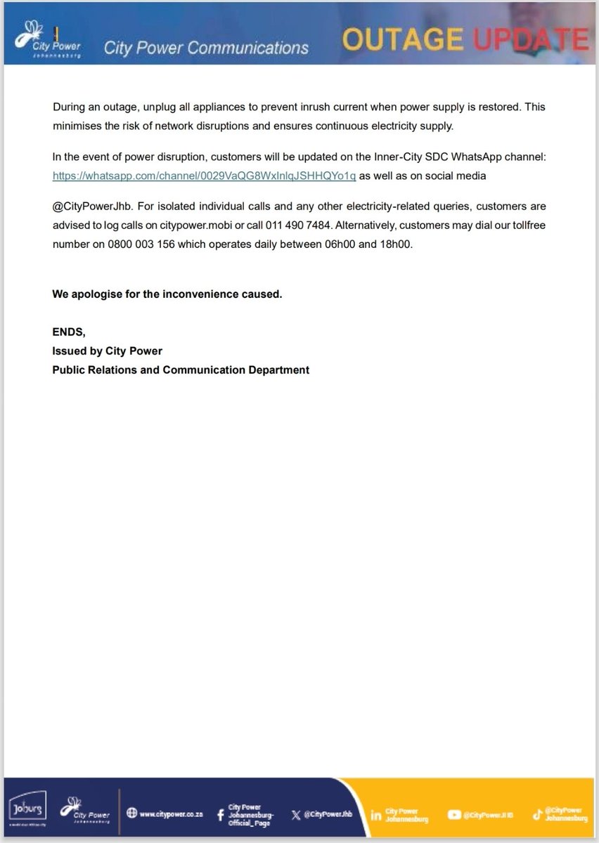 @CityPowerJhb tweet media