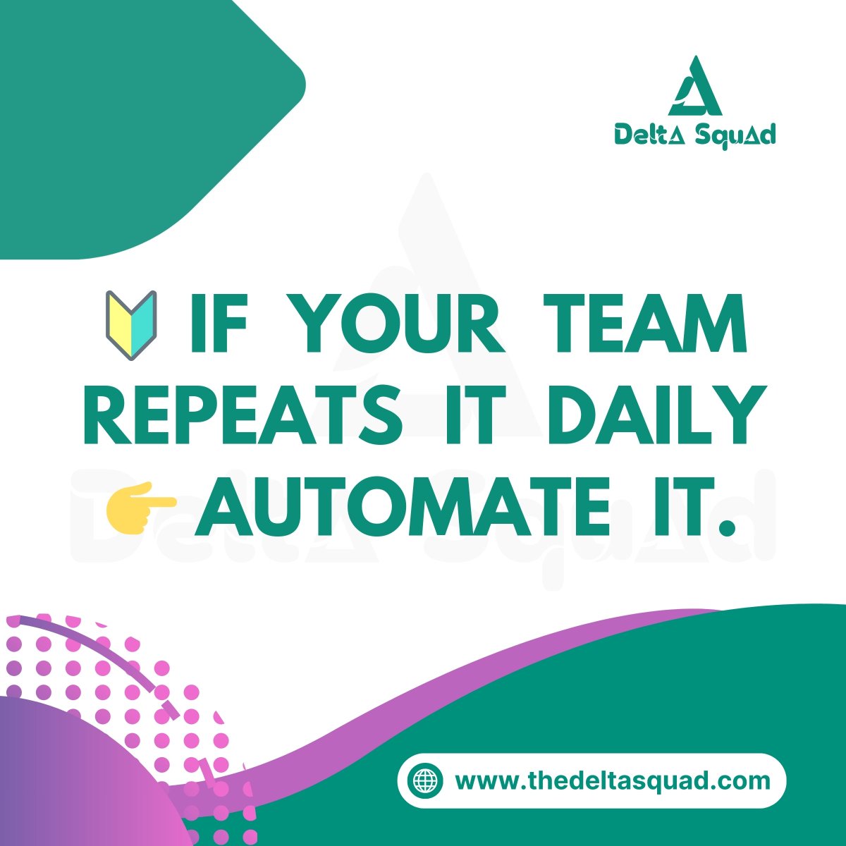 deltasquadai's tweet photo. 🔰 If your team repeats it daily 👉 automate it.

Stop wasting time on:
• Same inbox questions
• Copy-pasting leads
• Daily follow-ups

Let systems capture leads, reply instantly, &amp; book meetings. 🚀

#BusinessAutomation #SmallBusiness #AIAutomation #LeadGeneration #DeltaSquad https://t.co/2r7FXLYYqF
