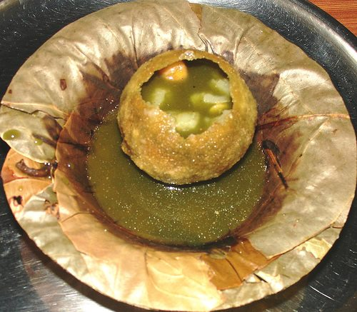 #food #indian 
Панi пурi