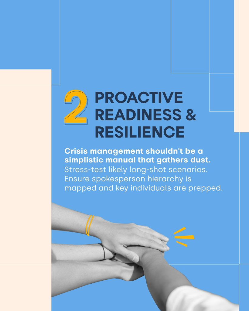 placecomms's tweet photo. In a crisis, speed is essential, but strategic clarity is what preserves reputation. Throughout any disruption, response hinges on four non-negotiable pillars.
 
These pillars guide how we support clients through rapidly changing situations.
 
#PartnerWithPlace https://t.co/YWEqnvY4SQ
