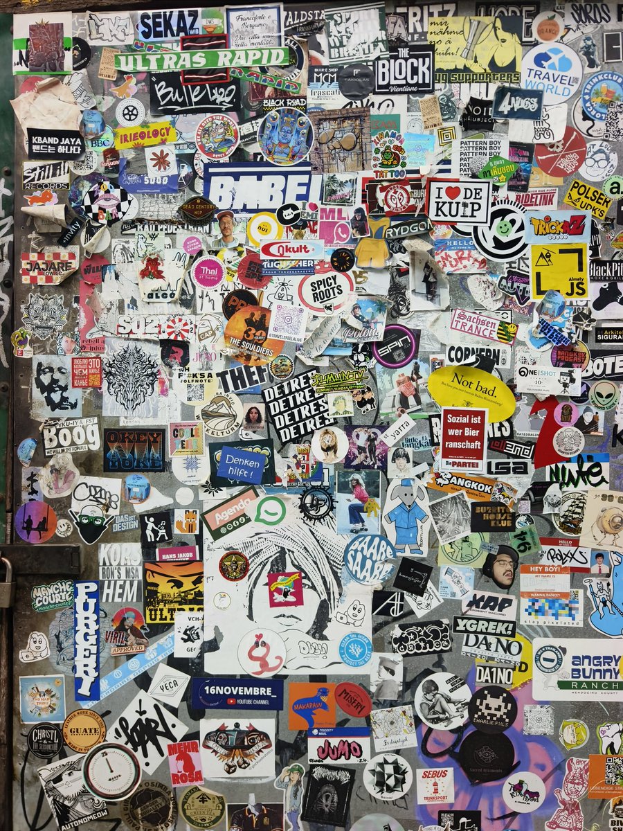 jpb_foto's tweet photo. Sticker chaos is ok with me #creativechaos #stickercollection #stickers shot with #vivo https://t.co/RhtgQnwI1i