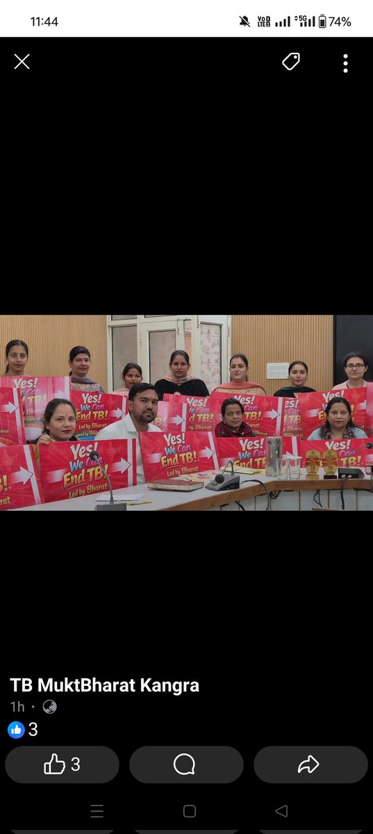 ShalluPrasher1's tweet photo. Supporting the goal of eliminating tuberculosis 
#TBMuktBharat
#EndTB
#WorldTBDay https://t.co/qqDlJV8j6C