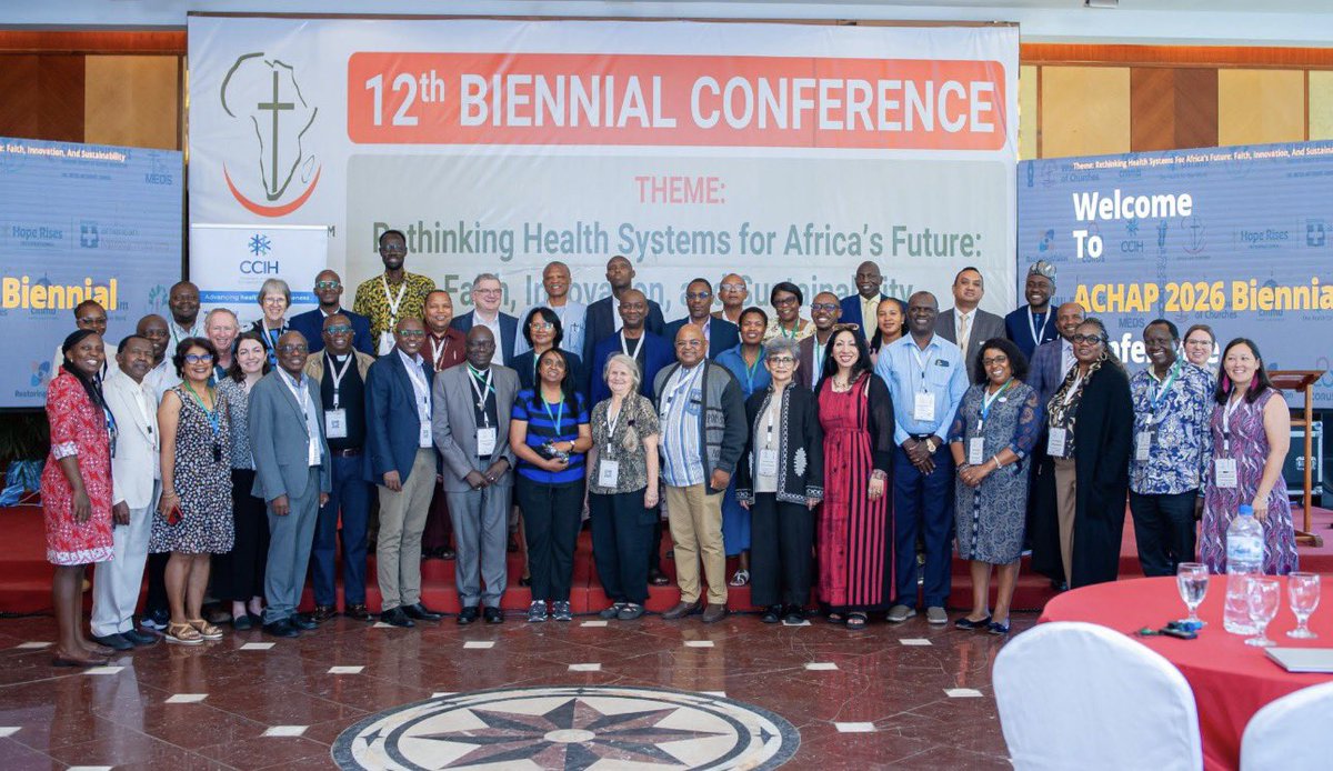 AaccCeta's tweet photo. 🌍Ms. Ann Kioi, Director for Gender, Women, Youth and Sustainable Population represented the AACC in the 12th Biennial Conference of the Africa Christian Health Associations Platform (ACHAP), held in Antananarivo, Madagascar. The conference, themed “Rethinking Health Systems for Africa’s Future: Faith, Innovation, and Sustainability,” served as a vital forum for deliberating on how to strengthen health‑care delivery across the continent. Participants examined pathways to sustainable health financing, explored innovative service‑delivery models, and reinforced the importance of faith‑based leadership in shaping resilient health systems.

#ACHAP2026 #HealthMatters #FaithAndHealth #InnovationForGood #SustainableHealth #UHC #CommunityFinance