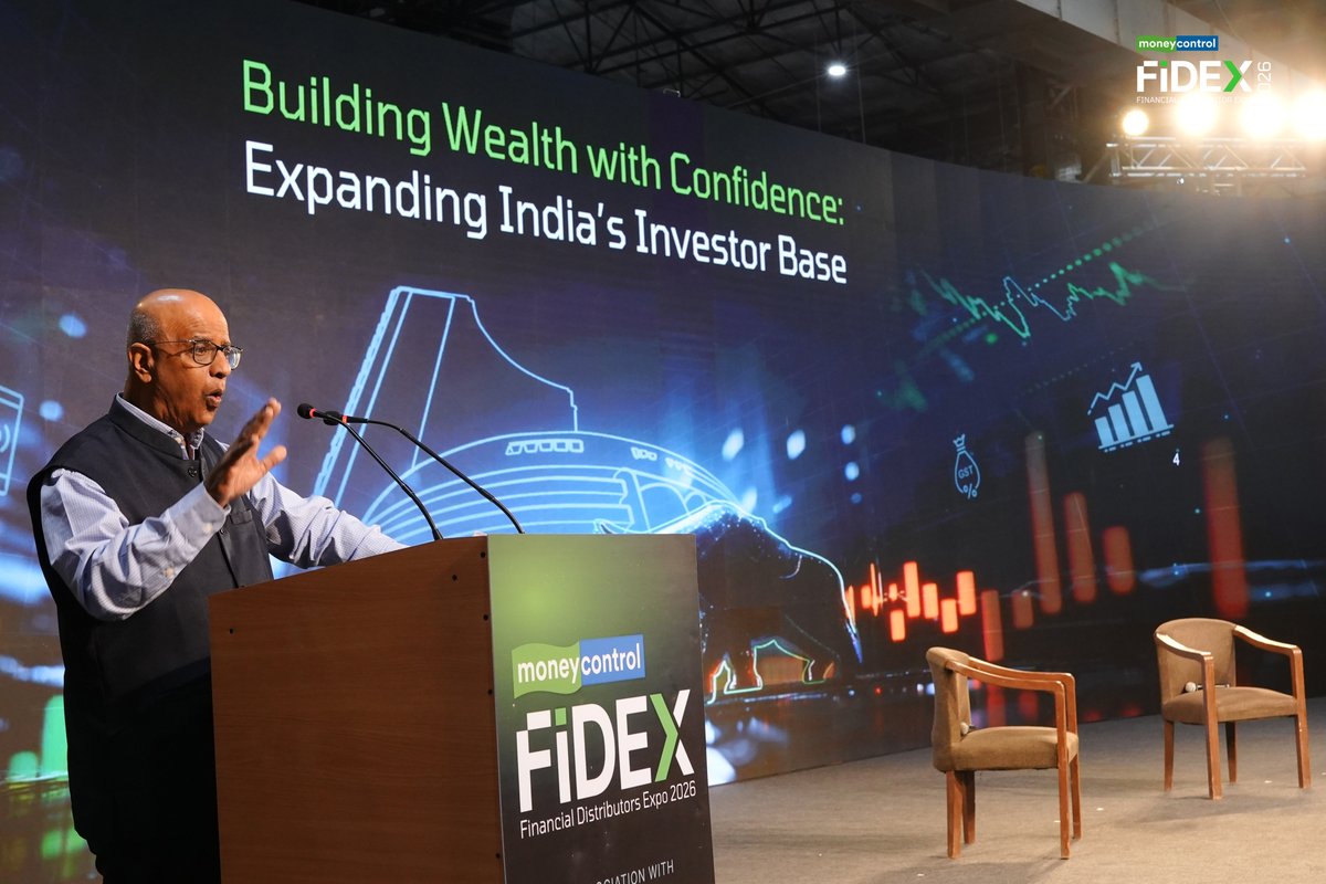 FidexIndia's tweet photo. Building Wealth with Confidence: Expanding India’s Investor Base 

At FiDEX 2026, Sashi Krishnan (NISM) discussed how distributors can expand access, build trust, and guide households toward long-term wealth creation.

#FiDEX #Moneycontrol #NISM https://t.co/PJK2Ya9Sj6