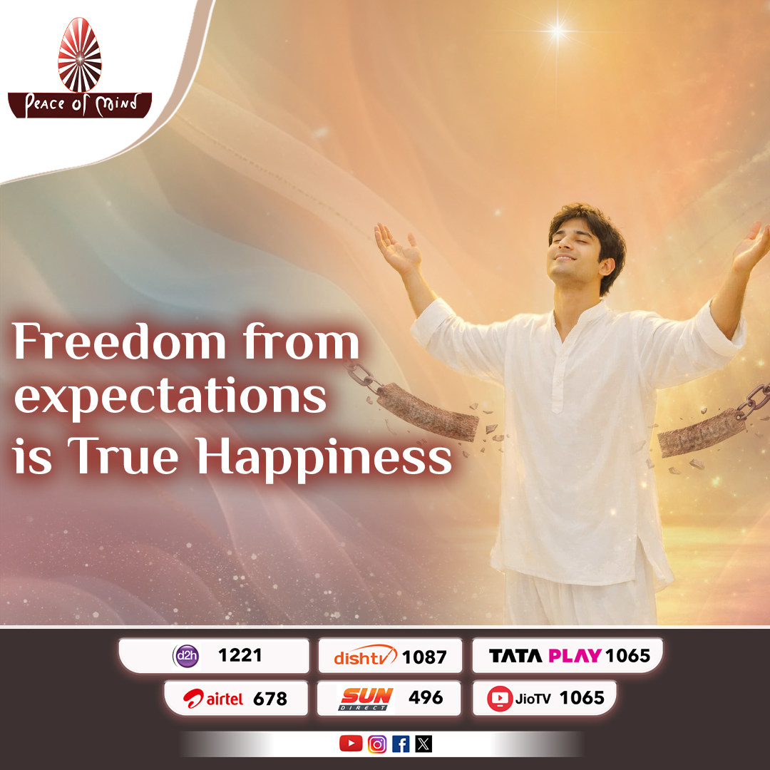 peaceofmindtv's tweet photo. Real joy lies in freedom from expectations. ✨🕊️💫
#peaceofmindtv #brahmakumaris #truejoy #letgo #innerpeace #mindfulliving #freedomwithin #simplehappiness #peacefulmind https://t.co/4TrAiY4nNn
