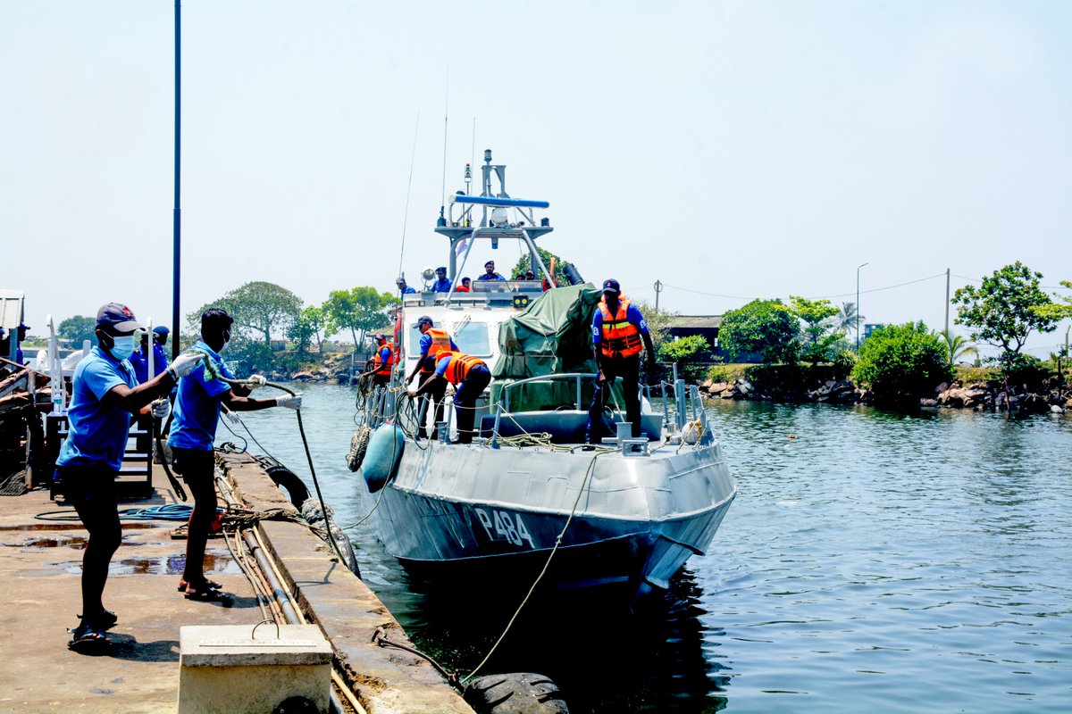 rangaba's tweet photo. The first official footage/pix of the Sri Lanka Navy rescuing 32 Iranian sailors who survived a US torpedo attack on IRIS Dena on  March 4, 2026, about 19 nautical miles off Galle -- much closer to the shore than previously thought. https://t.co/aVt0ScwqMp