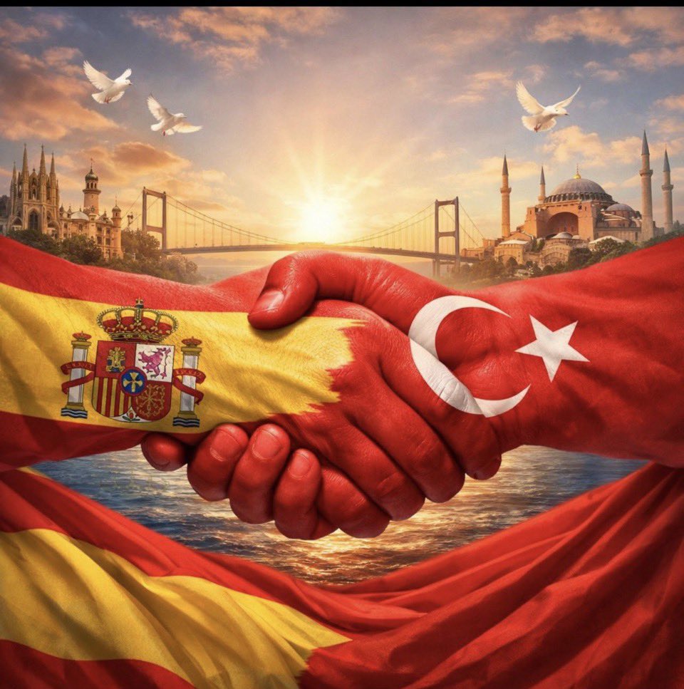 #EspanaTurquia kıtaları birleştiren, büyük imparatorlukların sahibi iki devlet... 200 yıllık tarihleri olanlar asla anlayamazlar!!! Gracias mis hermanos españoles!!!
