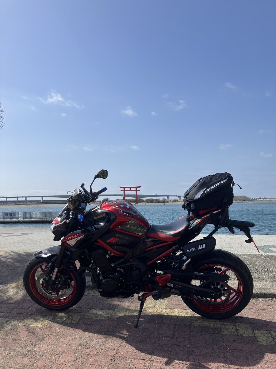 kuwaeclipse's tweet photo. ２０２６年３月６日【金】

　弁天島

#HONDA
#CB1000ホーネット
#Kawasaki
#Z900 https://t.co/dRXLznmeUs