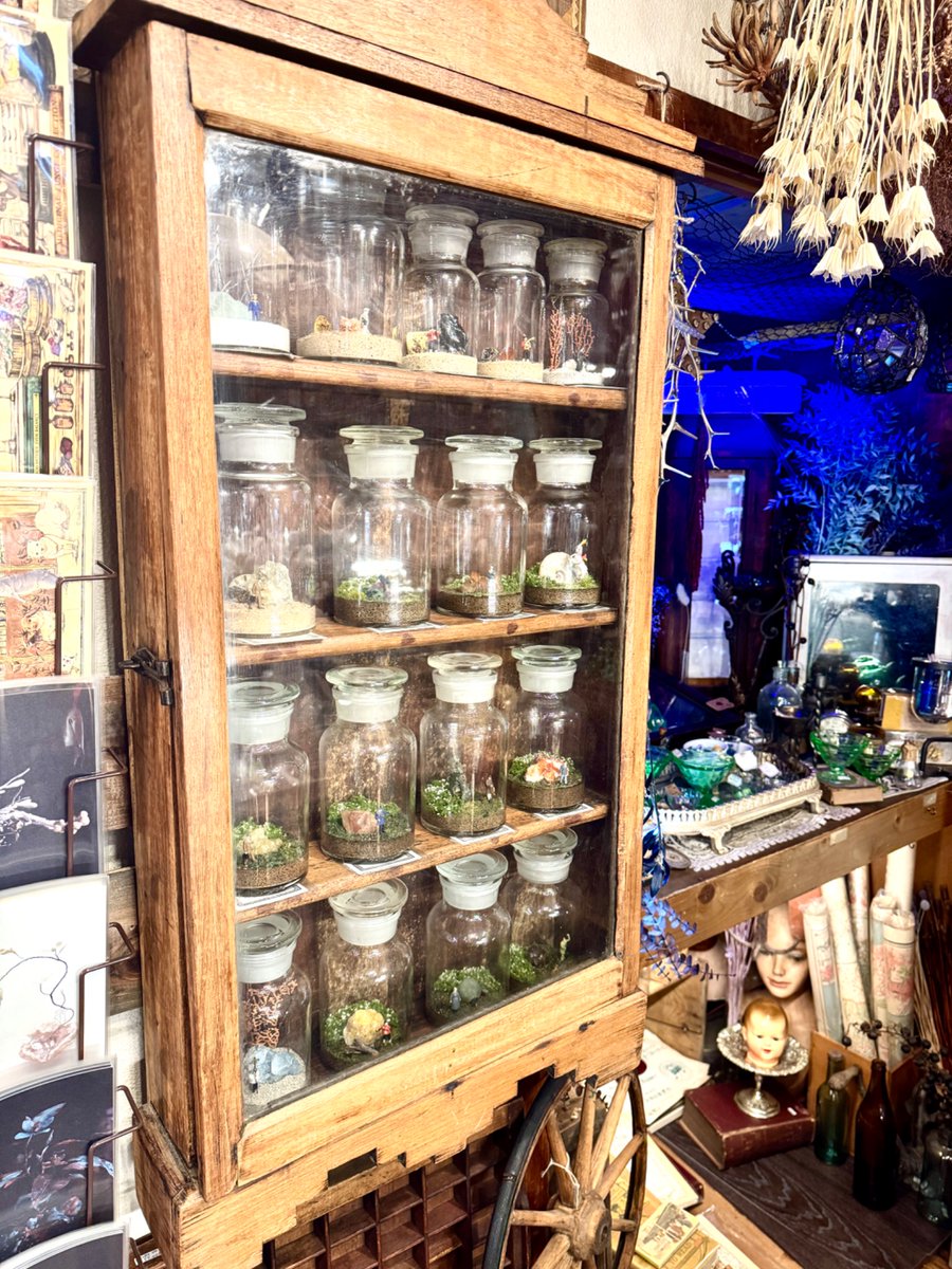 時計荘さんの鉱物ジオラマ瓶🫙✨