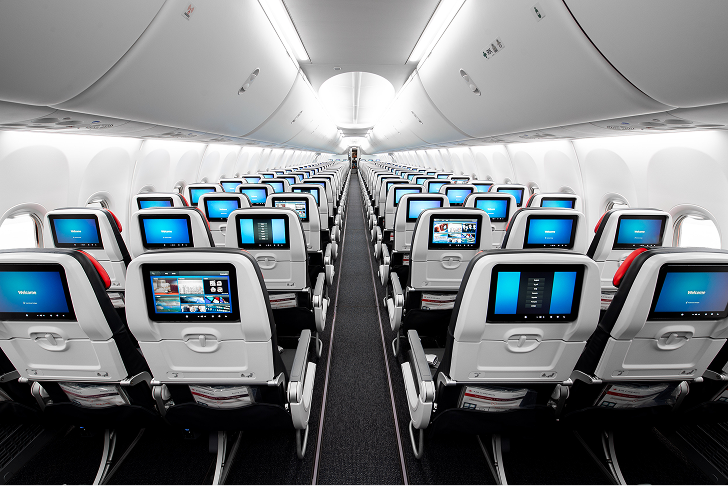 Avgeek_Jan's tweet photo. 🔴 @AirCanadaRouge  has put its first Boeing 737 MAX 8 into service, and the upgrade is significant. Seatback IFE, free Wi-Fi and reclining seats are now rolling out across leisure and sun routes in North America and the Caribbean. 45 MAX jets are expected in the Rouge fleet by end of 2026, with A320s and A321s getting retrofitted along the way.  #Aviation #Boeing737MAX #AirCanada