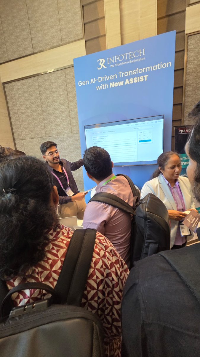 3RInfotech's tweet image. We were proud to sponsor the @ServiceNow AI Summit in Mumbai on 5th March 2026.

#3RInfotech #GenAI #ServiceNow #AISummit #DigitalTransformation #NowAssist