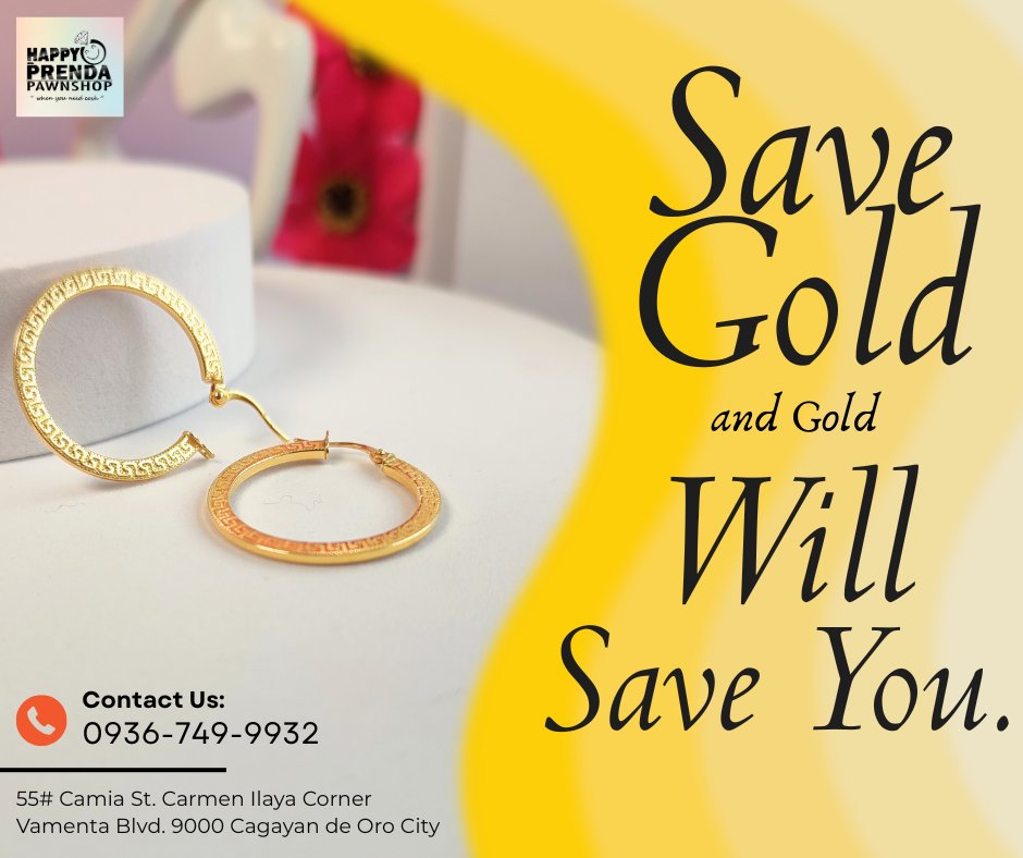 goldsilvercdo's tweet photo. 𝙂𝙤𝙡𝙙 𝙞𝙨𝙣’𝙩 𝙟𝙪𝙨𝙩 𝙨𝙤𝙢𝙚𝙩𝙝𝙞𝙣𝙜 𝙮𝙤𝙪 𝙬𝙚𝙖𝙧 — it’s something that protects your future. 💛
📞 Send us a message or visit our pawnshop to check available gold pieces today!

#Happyprenda #goldinvestment #cdopawnshop #webuygold #investment https://t.co/qJTP8LFkpQ