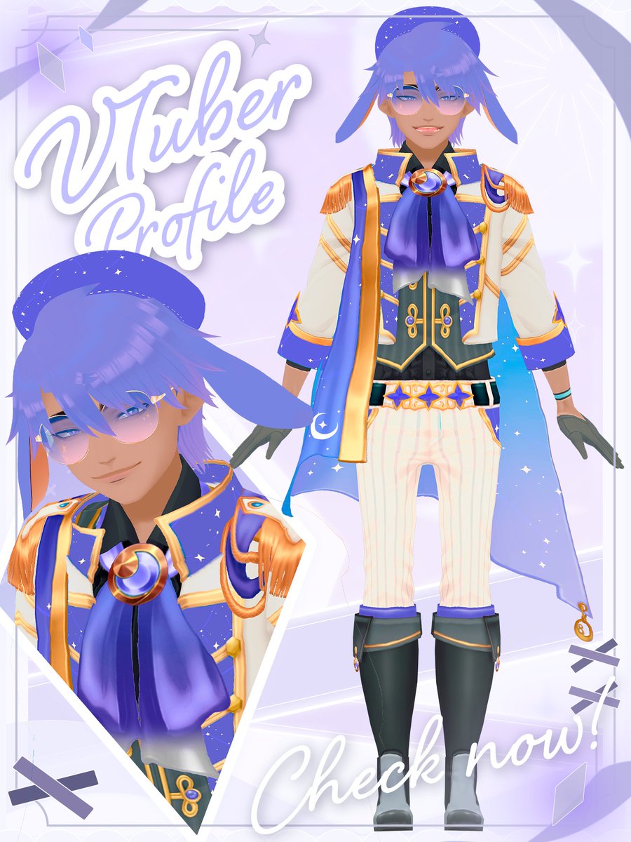 Cosmiconejo | Magical Boy Vtuber 🌕🐇💜 tweet media