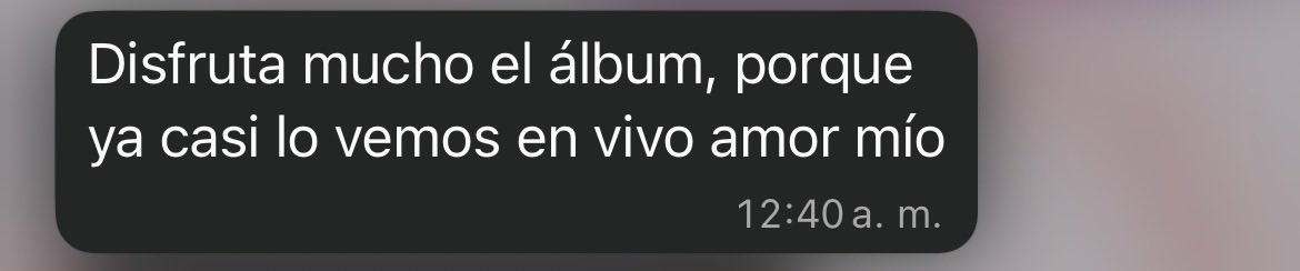 un sueño completamente 😭