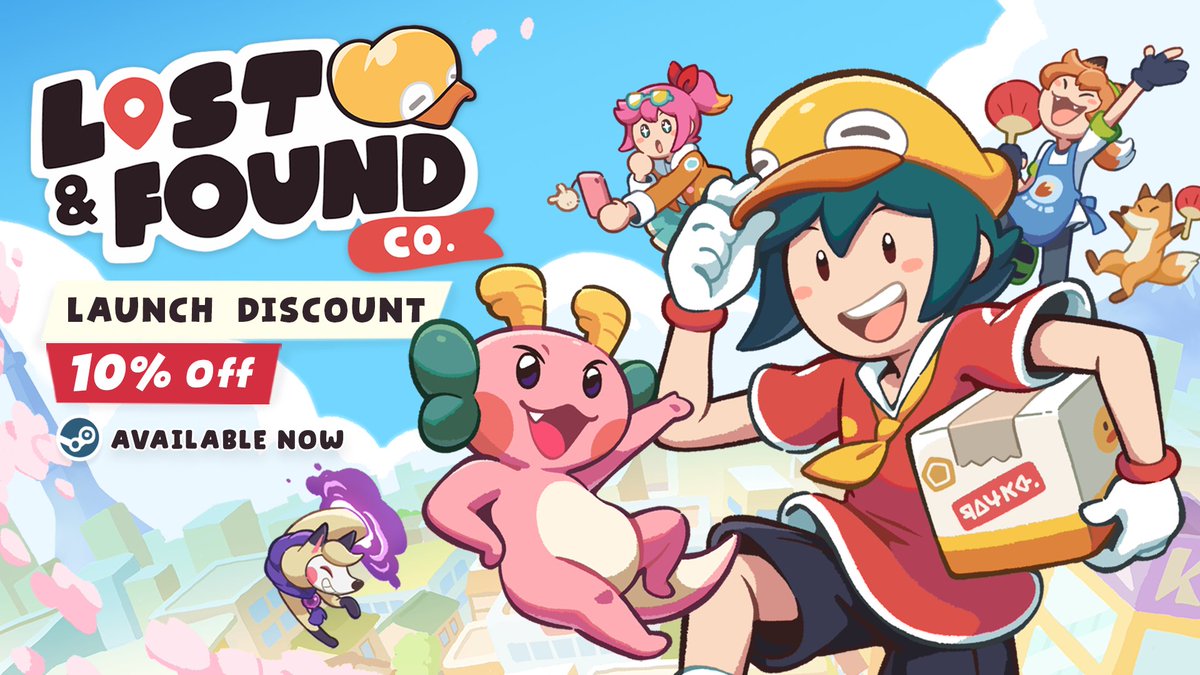 Lost and Found Co. is OUT NOW on Steam! 🔍🐥✨
Dive into a cute and cozy hand-drawn world with Ducky and Mei. Track down missing items, uncover secrets, and interact with quirky characters!

🎁 10% Launch Discount (Until March 20, 2026)
store.steampowered.com/app/2101390
