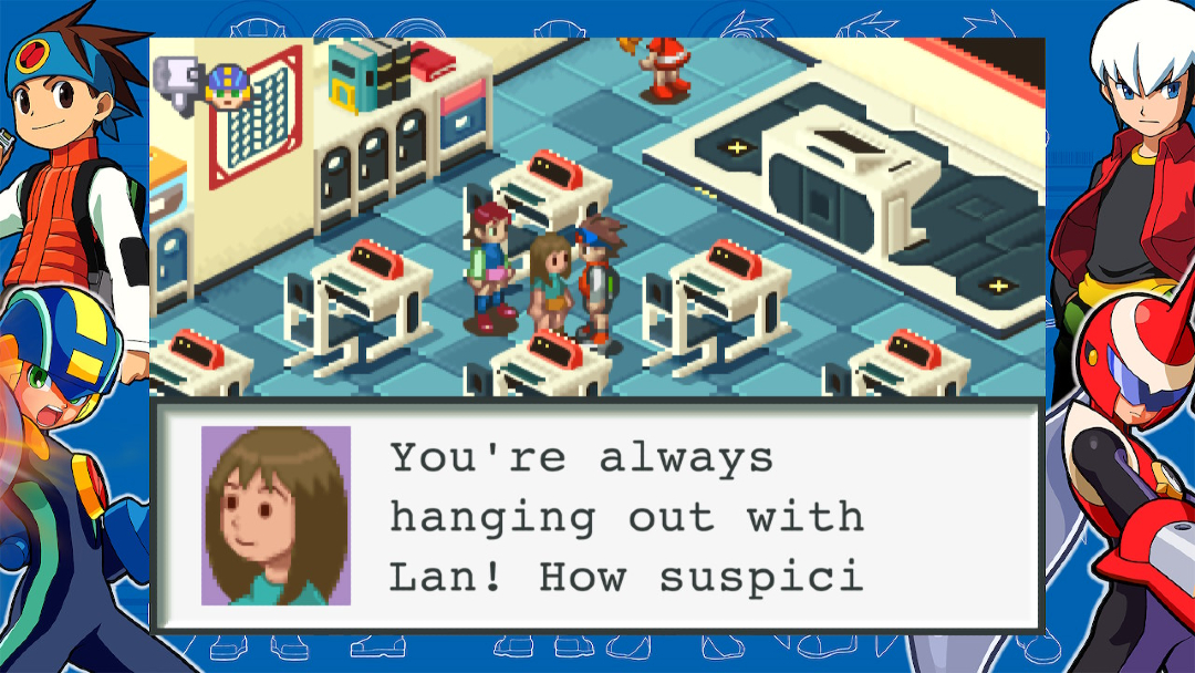 Ryuyin_Ovi's tweet image. 🤔¿Me pregunto quién de las 2 es un personaje principal?, es todo un misterio. 
Luego de años estoy volviendo a jugar #Megaman #BattleNetwork de la #LegacyCollection 
🥹Que buenos recuerdos