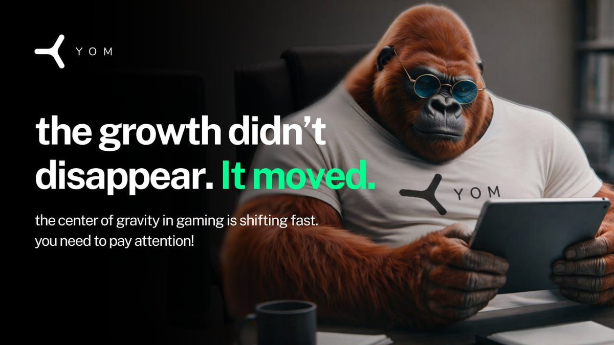 For years, gaming growth came from the same “Mature 8” markets.
Since 2021, those markets are flat to down.

Yet global revenue is up.

That growth didn’t disappear.
It moved.
China. Mexico. Brazil.
Southeast Asia. MENA.

The center of gravity in gaming is shifting fast.
Worth