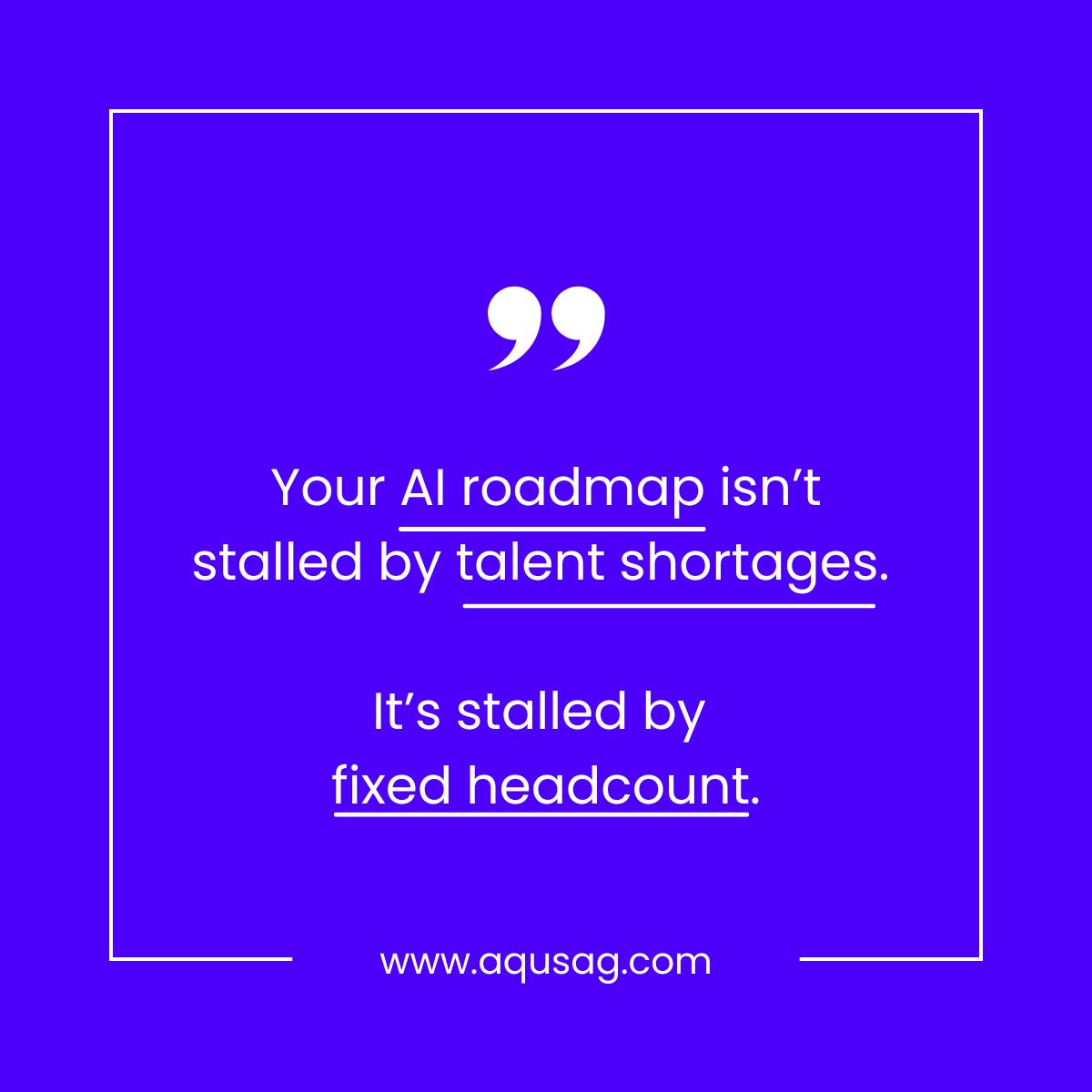 aqusag's tweet image. Why carry fixed headcount for burst workloads?

Elastic engineering is the new strategy.

🔗 aqusag.com/blog/aqusag-te…

#GrowthStrategy #Efficiency #AIInfrastructure