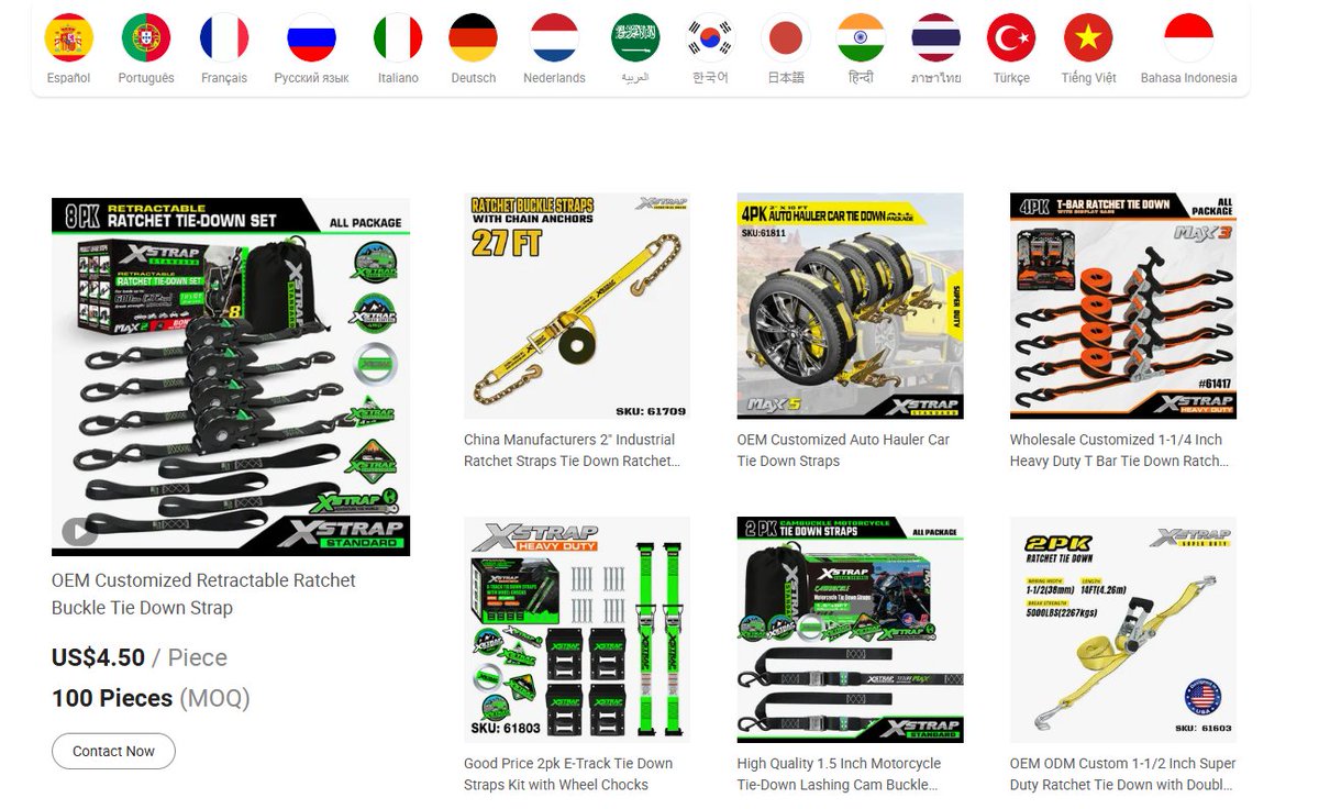 smk_co's tweet image. 🚀 XSTRAP is now live on Made-in-China.com! Explore our full range of cargo control &amp;amp; industrial straps in our new online exhibition hall Connect with us globally!
🔗 Visit now: smkxstrap.en.made-in-china.com
 #xstrap #cargocontrol #heavyduty #ratchetstraps #logisticsgear