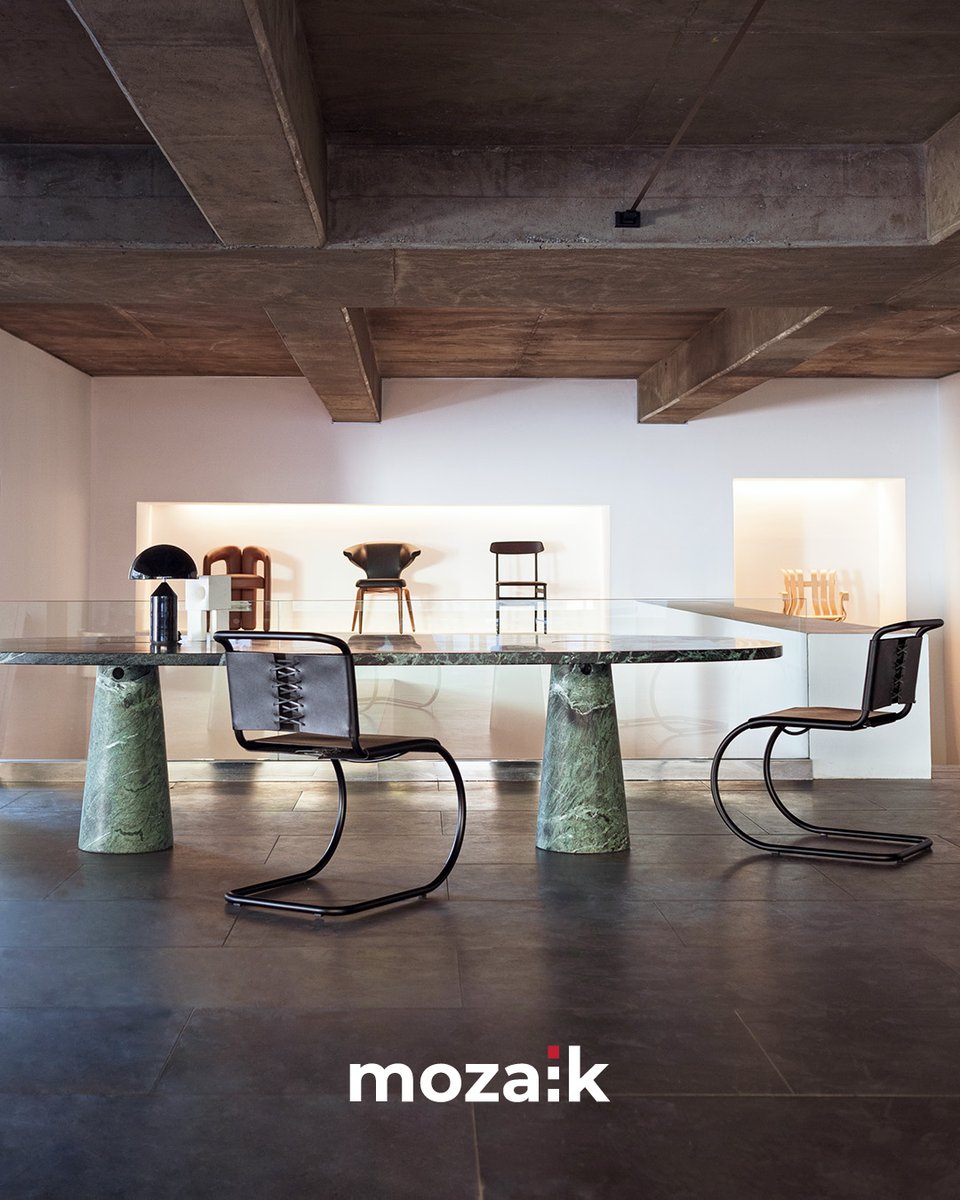 Mozaik Showroom’unda, özenle seçilmiş modern mobilya ve aydınlatma tasarımları arasında bir keşfe çıkın.
A journey into the world of modern design. Discover a considered collection of modern furniture and lighting at the Mozaik Showroom.

#MozaikDesign #Furniture #Lighting