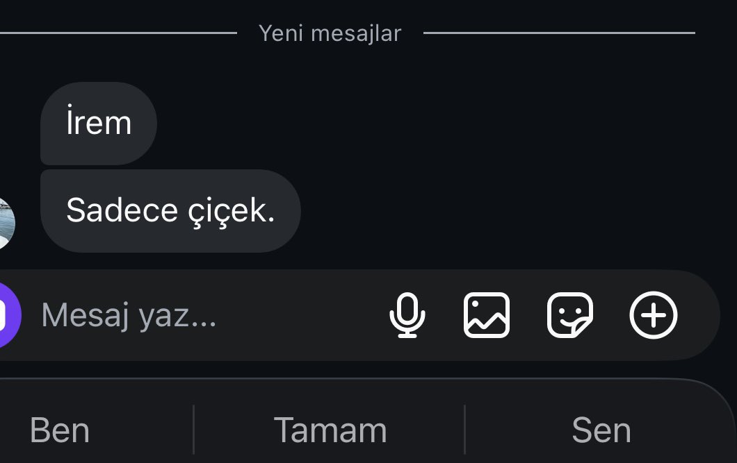 Diğer oe olsaydı çiçek ne yaaa derdi :dd