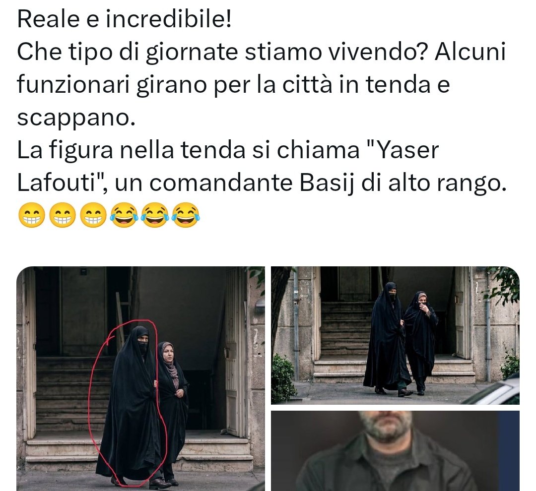 robydigi's tweet photo. In #Iran gli aguzzini e i funzionario al soldo degli #ayatollah si travestono come dei #DonAbbondio "Il coraggio, uno, se non ce l'ha, mica se lo può dare".
Chissà perché mi ricorda qualcuno🤔 https://t.co/VAwKu4lQFv