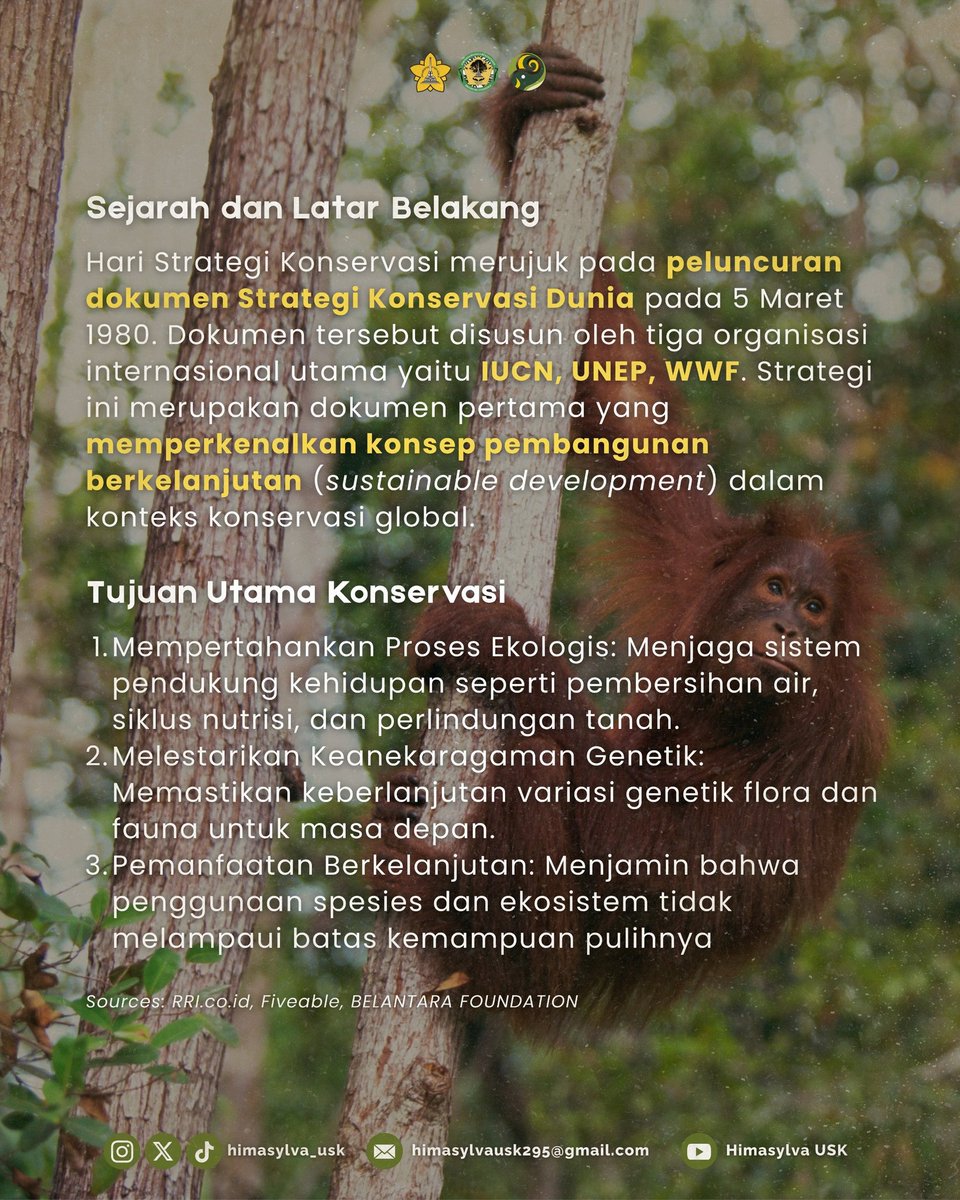 [MEMPERINGATI HARI STRATEGI KONSERVASI SEDUNIA]