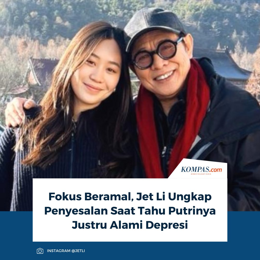 KompasEnt's tweet image. Bintang laga, Jet Li mengaku pernah merasa bersalah setelah mengetahui putrinya, Jada, pernah menderita depresi berat pada usia tujuh tahun yang membuat tegang hubungan mereka. 

👉🏻Baca selengkapnya kompas.com/hype/read/2026…

~AM #JetLi #Depresi #Taipei
