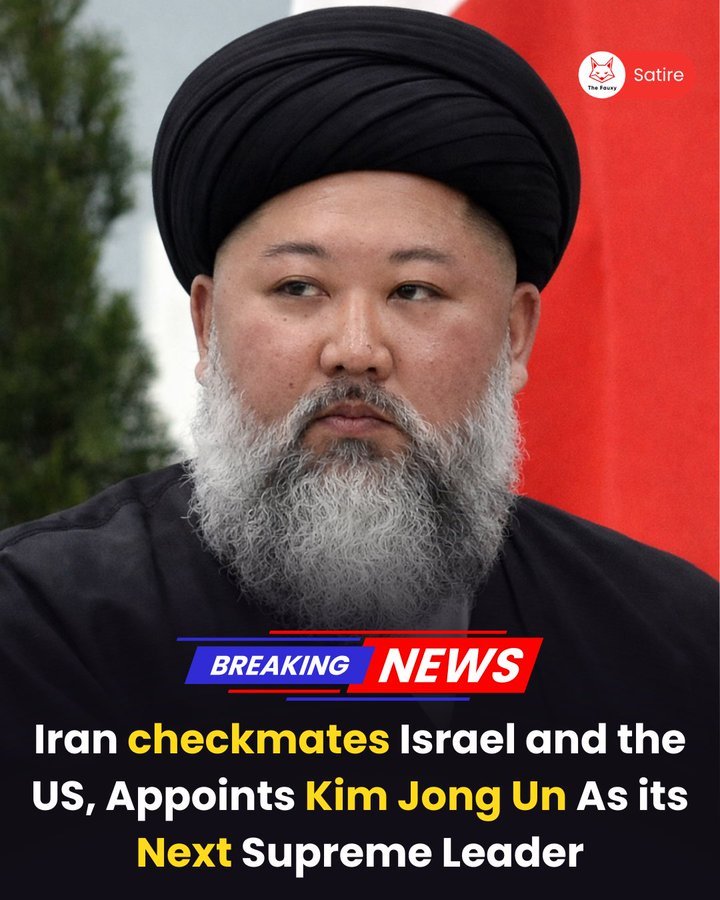 BREAKING NEWS : Iran appoints new supreme leader 😅