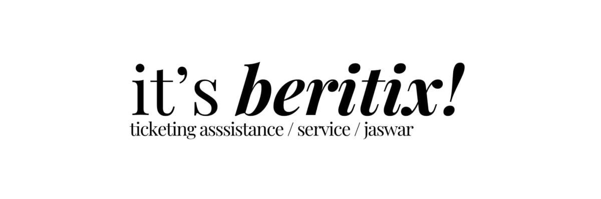 beritix - jastip/jaswar tiket 🎫 tweet media