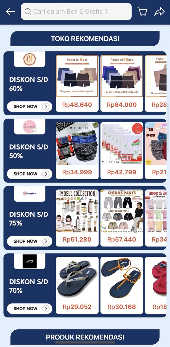 Kalo udah jam 8 malem rasanya refleks buka Shopee, soalnya ada #8MalamAdaShopeeBeli2Gratis1 sayang banget kalo dilewatin