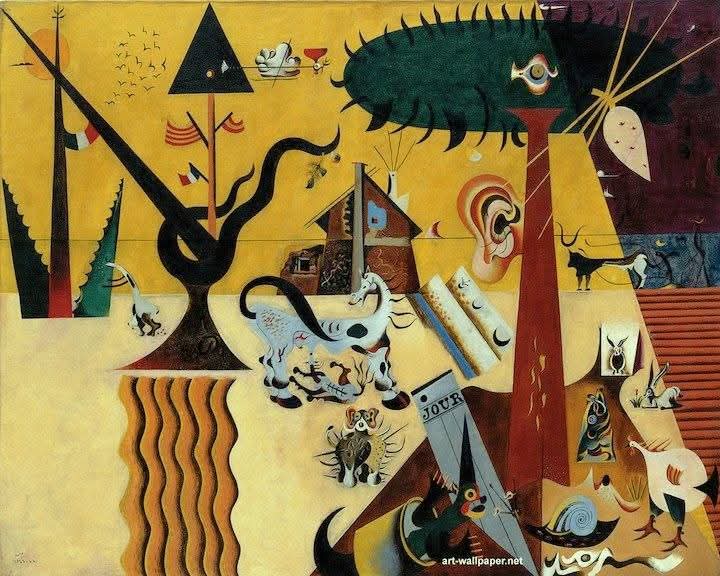 Joan Mirò 
il campo coltivato