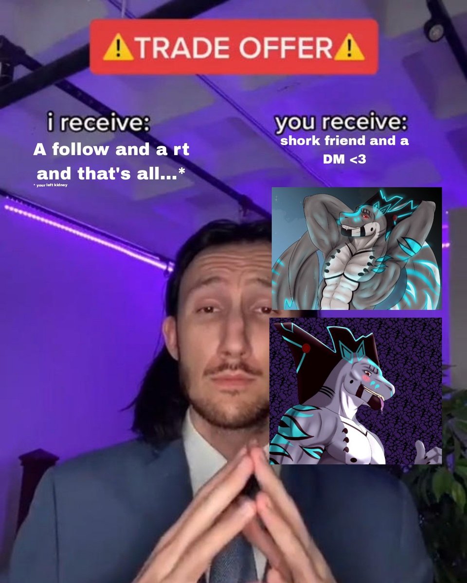 Totally fair and all, I mean who doesnt want a shark friend UwU