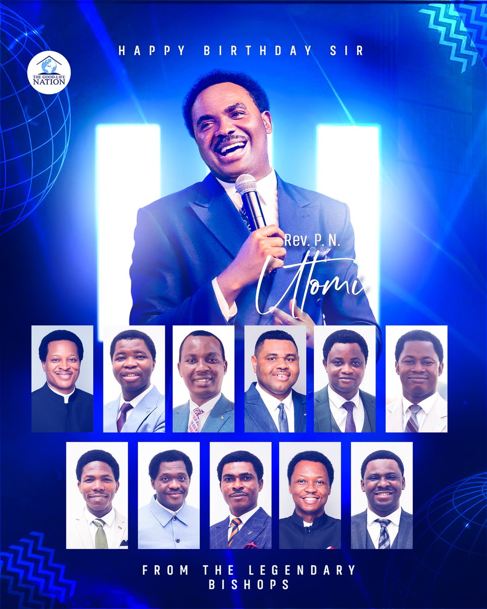 TGLFInc's tweet photo. THE BISHOPS CELEBRATE OUR FATHER.
WITH GRATITUDE, HONOUR, AND JOY,
WE CELEBRATE THE LIFE AND IMPACT OF OUR FATHER.
HAPPY BIRTHDAY, FATHER.
#RepositoryRPN
#TheGodBestFriend https://t.co/EsuGJv0Wm0