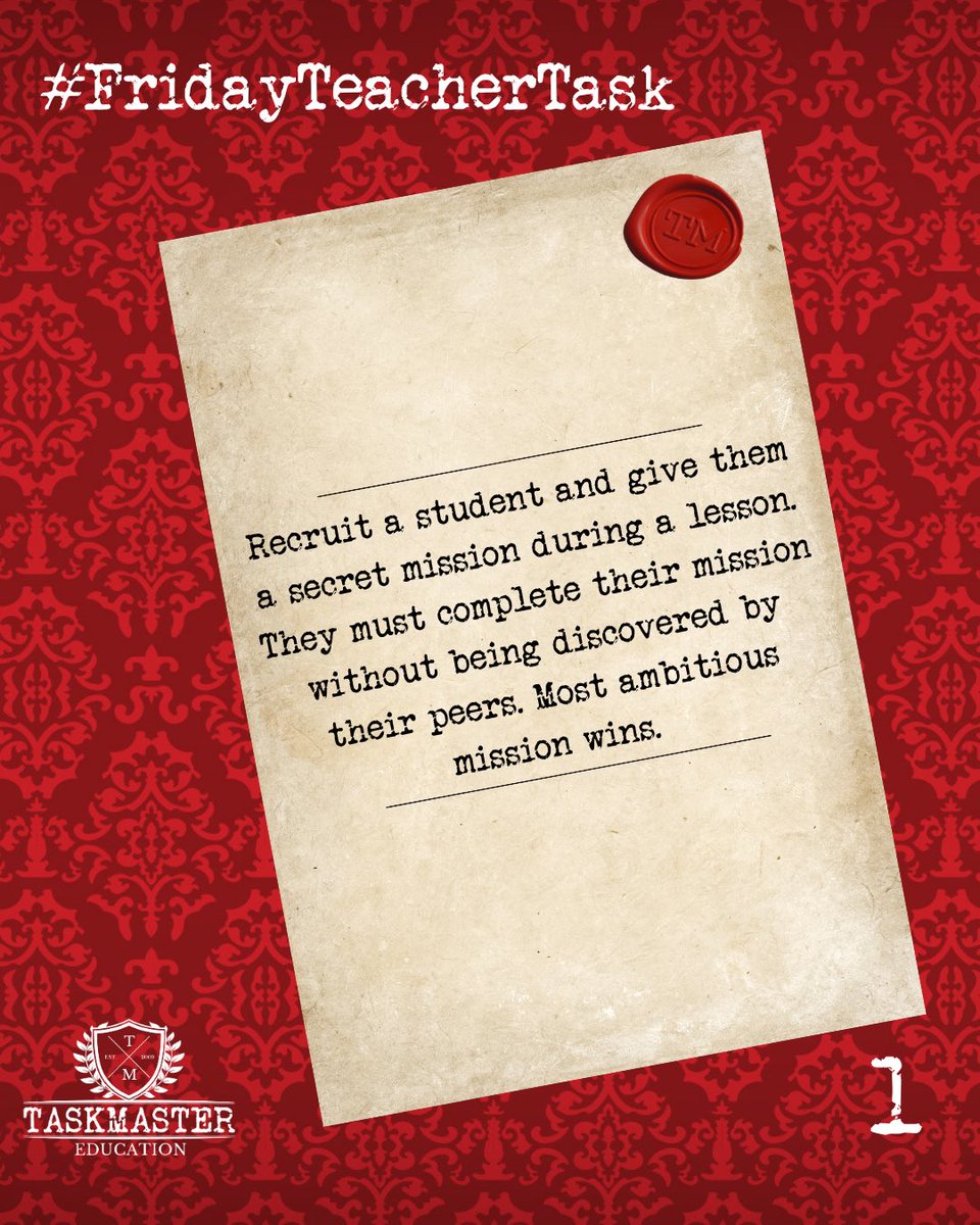 Taskmaster Education tweet media