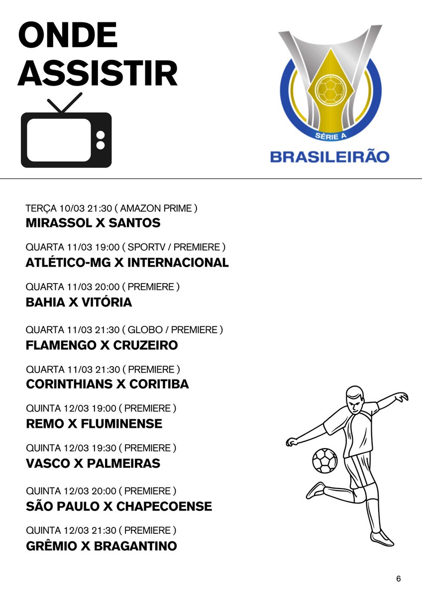 cdomiojo's tweet photo. Revista próxima rodada, com informações sobre o futebol brasileiro 
Segue lá no Instagram https://t.co/PJyNIUmgRi

#Brasileirão #FutebolBrasileiro
#Flamengo #Palmeiras #Corinthians #SaoPaulo #Santos
#Vasco #Fluminense #Botafogo
#Gremio #Internacional
#AtleticoMG #Cruzeiro
#Bahia https://t.co/yvJ0G5tYbs