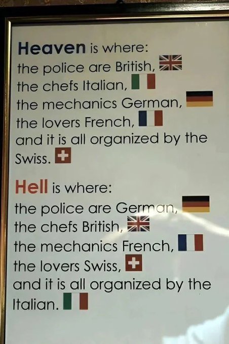 Rainmaker1973's tweet photo. Europe, in its essence. https://t.co/P3ZrZvwGpa