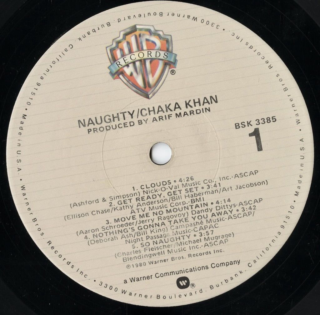😈 Chaka Khan – Naughty 😈 チャカ・カーンの1980年作。 ガラージ