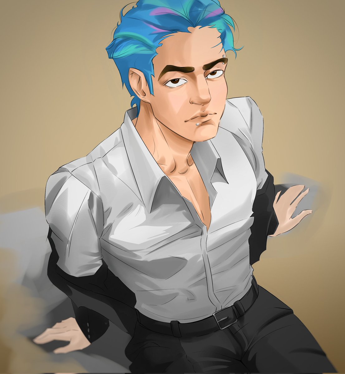 ran_illustrait's tweet photo. Here's the finished art, I didn't really like it. I had something completely different in my head :")

#artmoots #myart #digitalart #smallartist https://t.co/DB6EZmmJL8
