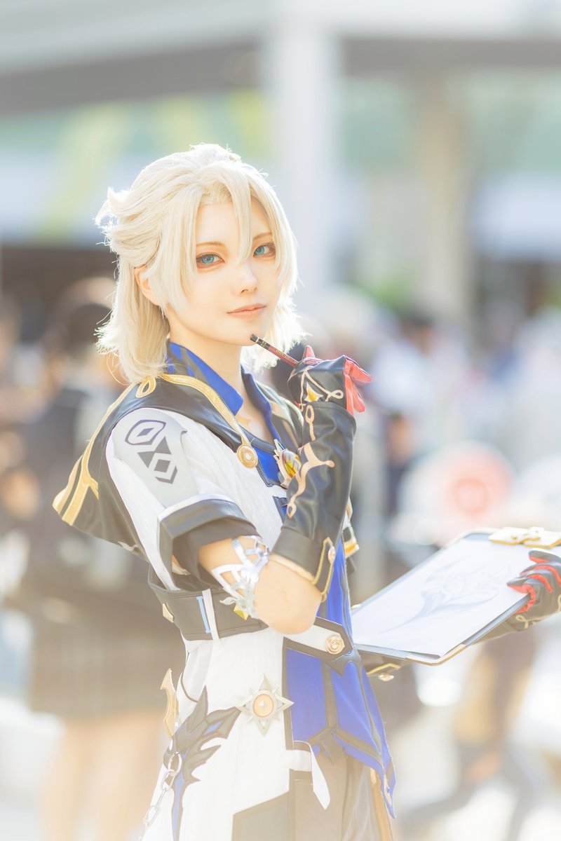 「  だからもう少し…
             君の時間を僕にくれないか？ 」
 #GenshinImpact #Albedo