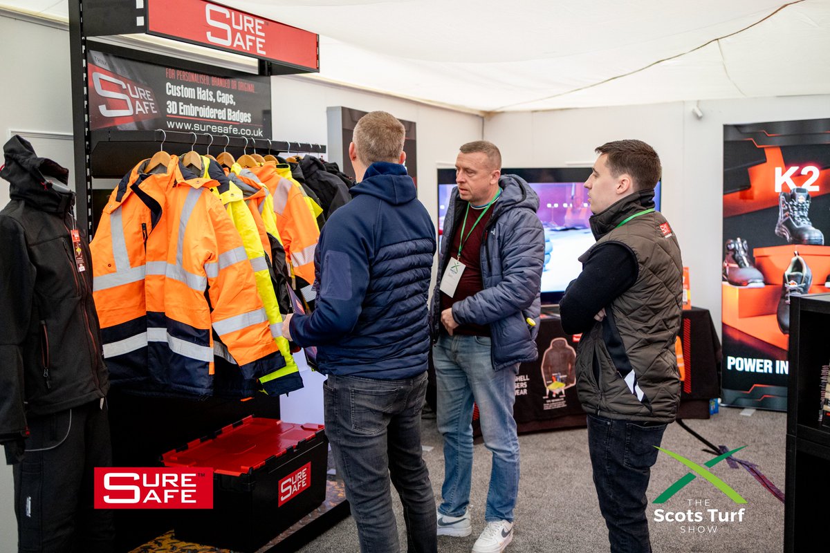 suresafe_ppe's tweet photo. Great day at @ScotsturfShow at Hamilton Park!
Brilliant to meet so many in the turf & grounds industry and showcase what we can bring to the table as a workwear & PPE supplier, alongside Mascot Workwear.
๐ https://t.co/oHNq2jkEZ6
#ScotsTurfShow #Suresafe #MascotWorkwear https://t.co/I4ZsR0ZrdK