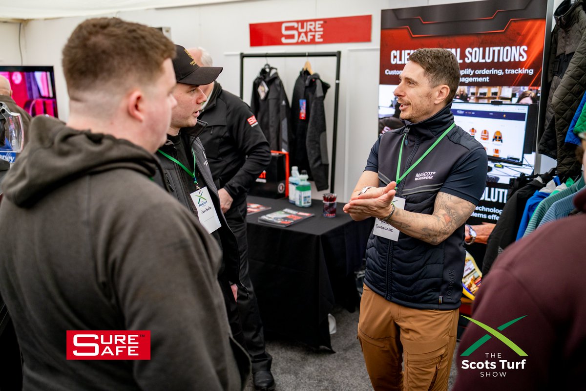 suresafe_ppe's tweet photo. Great day at @ScotsturfShow at Hamilton Park!
Brilliant to meet so many in the turf & grounds industry and showcase what we can bring to the table as a workwear & PPE supplier, alongside Mascot Workwear.
๐ https://t.co/oHNq2jkEZ6
#ScotsTurfShow #Suresafe #MascotWorkwear https://t.co/I4ZsR0ZrdK